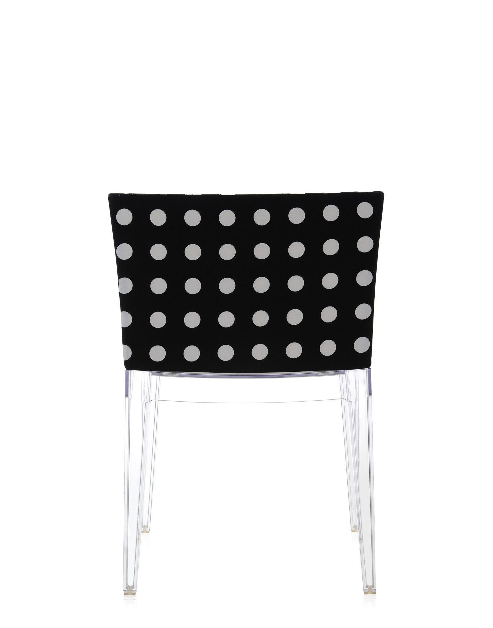 Modern Kartell Mademoiselle Chair by Philippe Starck in Black Pattern For Sale