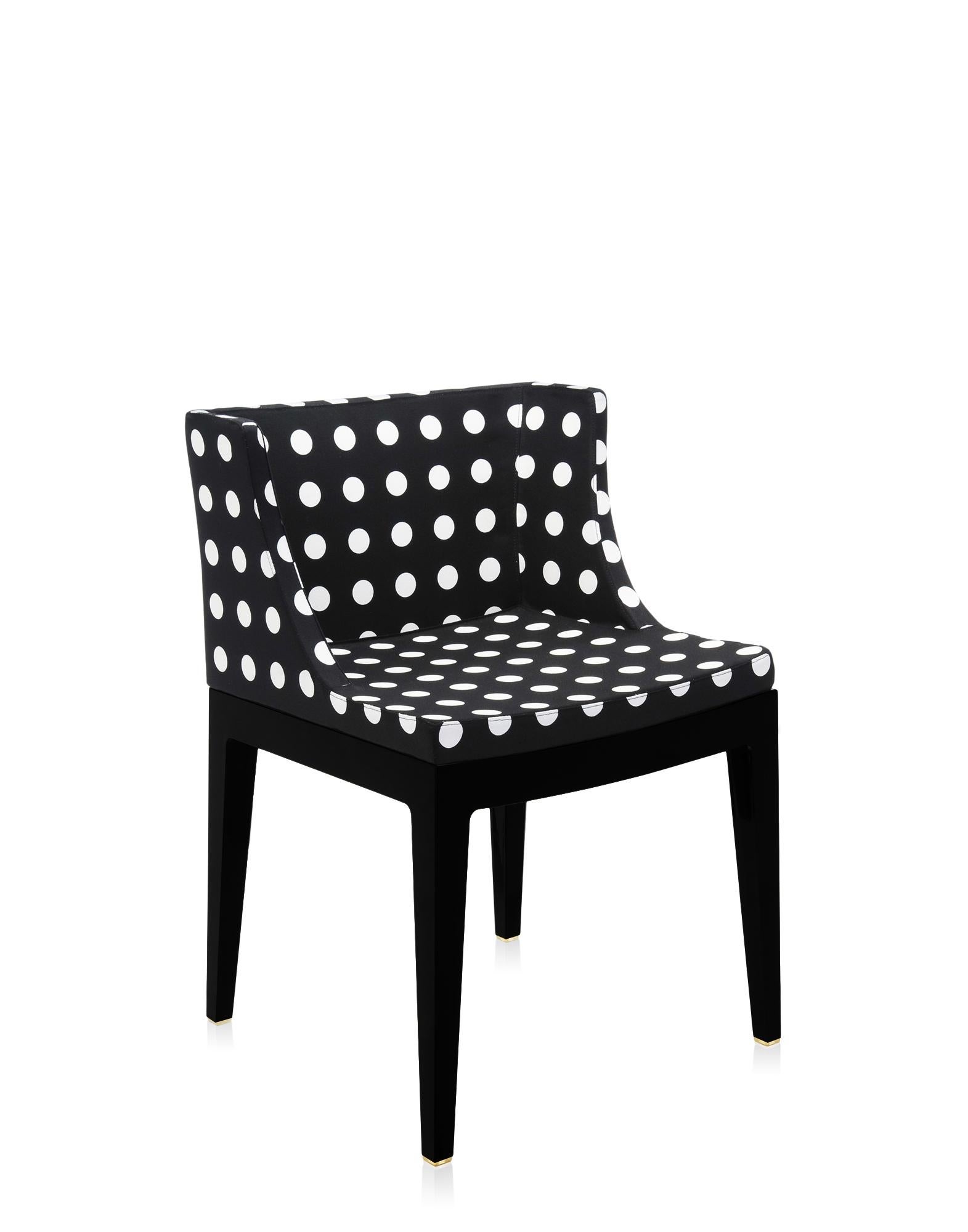 Kartell Mademoiselle Chair by Philippe Starck in Black Pattern In New Condition For Sale In Brooklyn, NY