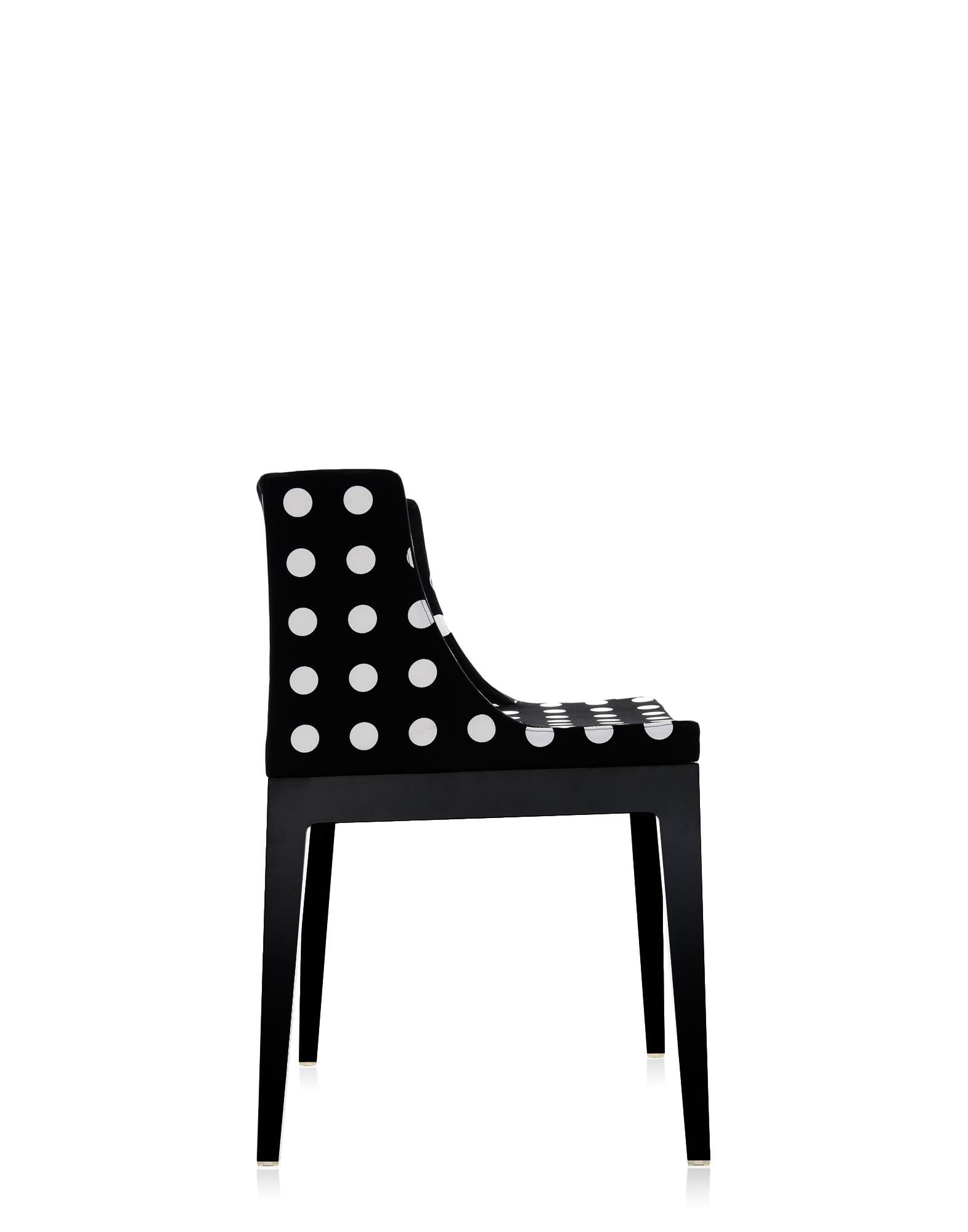 Contemporary Kartell Mademoiselle Chair by Philippe Starck in Black Pattern For Sale