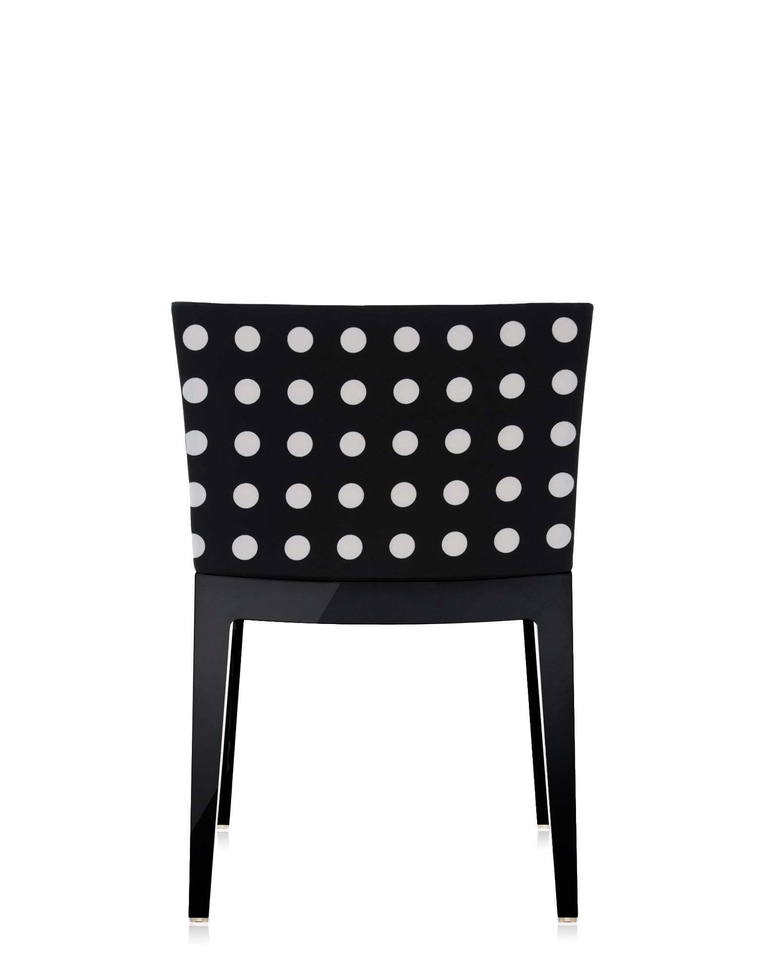 Plastic Kartell Mademoiselle Chair by Philippe Starck in Black Pattern For Sale