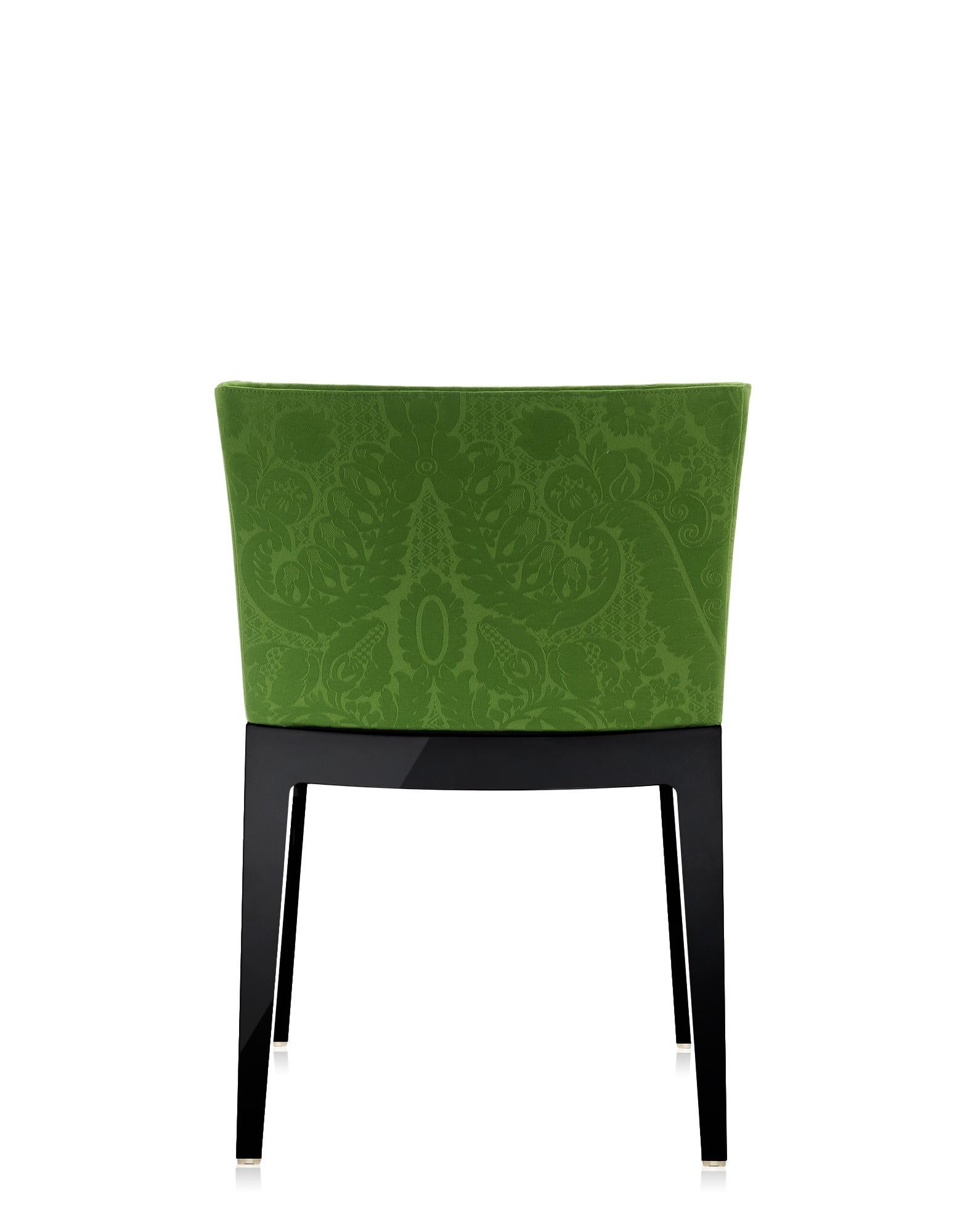 Kartell Mademoiselle-Stuhl von Philippe Starck aus grünem Damast im Zustand „Neu“ im Angebot in Brooklyn, NY