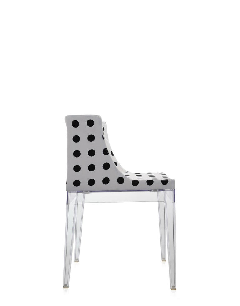 Kartell Mademoiselle Chair by Philippe Starck in White Pattern For Sale at 1stDibs