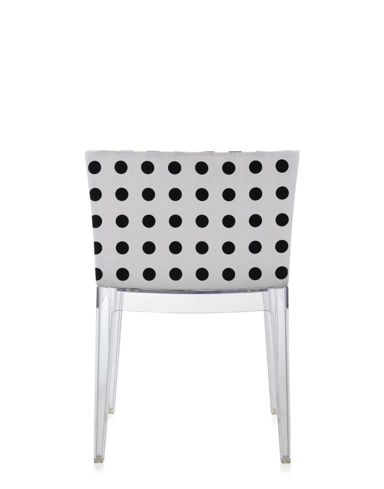 Kartell Mademoiselle Chair by Philippe Starck in White Pattern For Sale at 1stDibs
