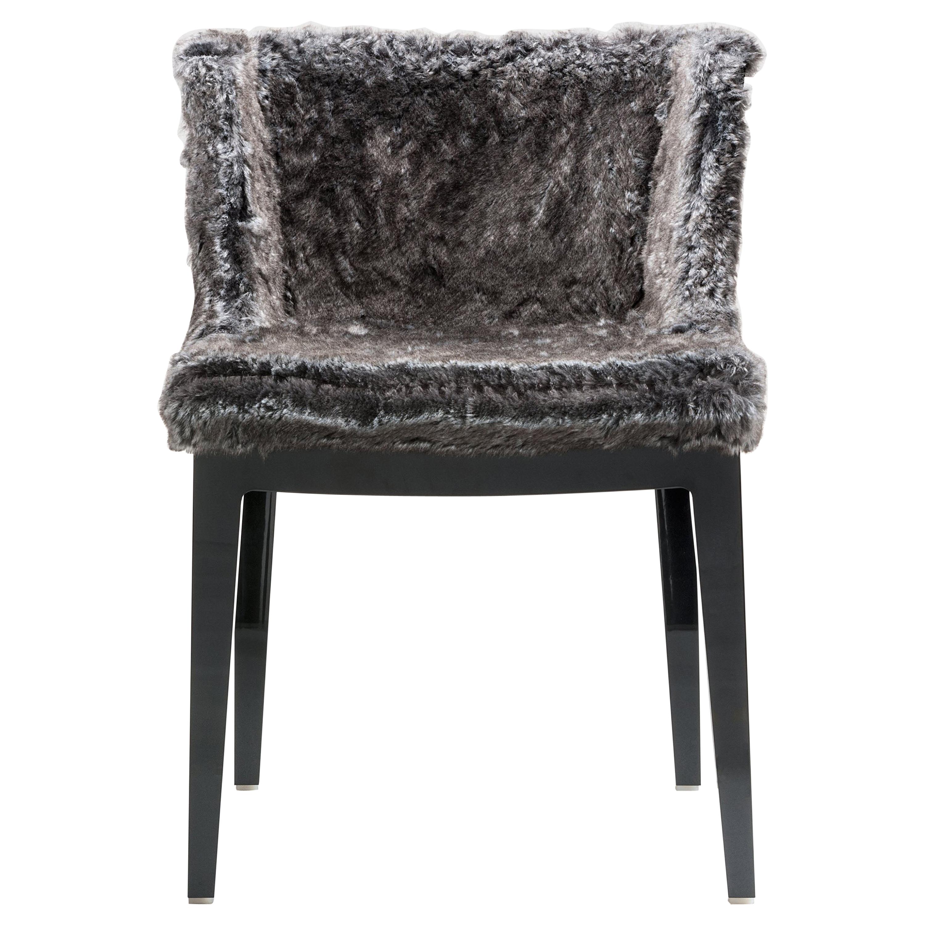 Kartell Mademoiselle Faux Fur Kravitz Chair by Philippe Starck & Lenny Kravitz