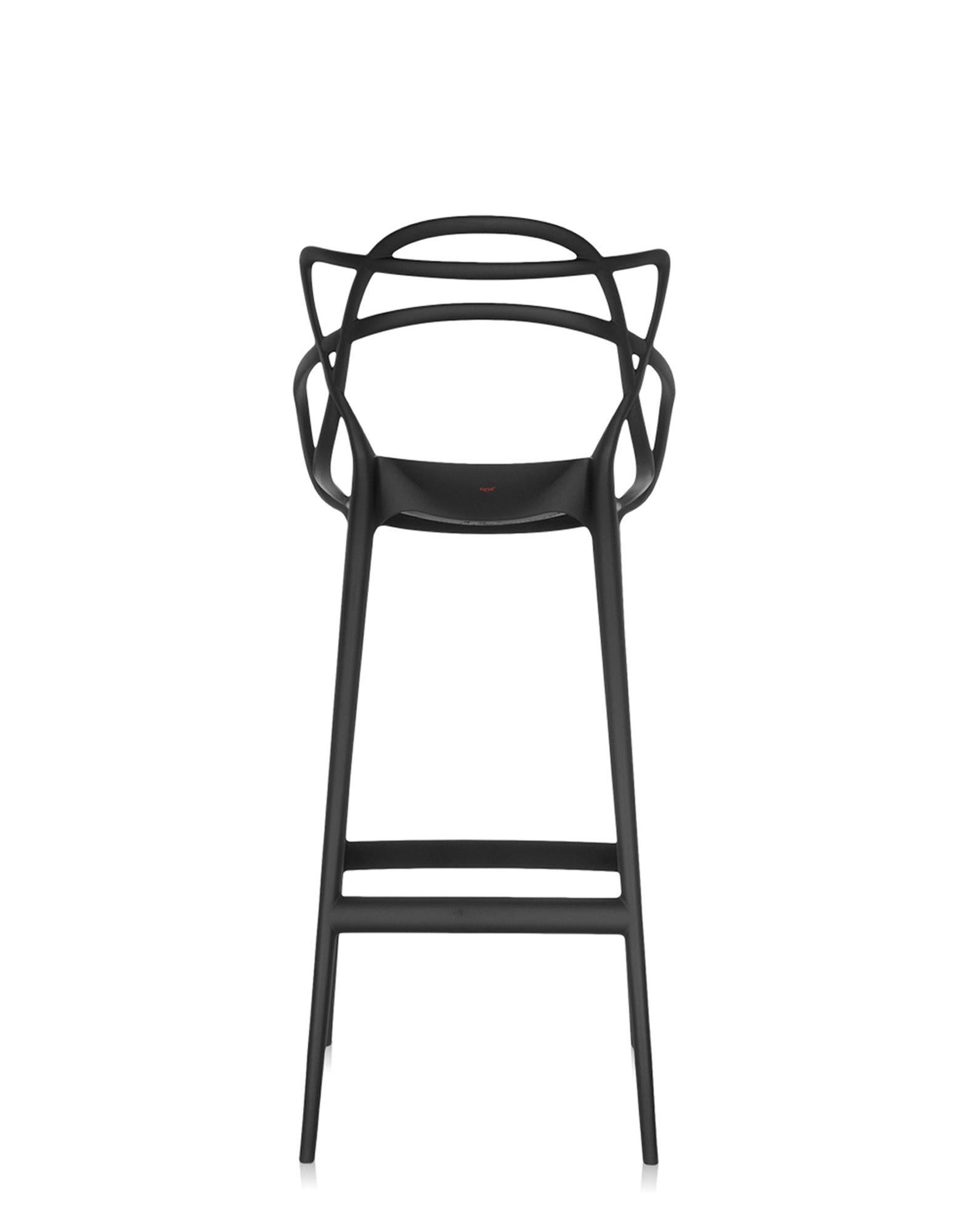Moderne Tabouret de bar Kartell Masters noir par Philippe Starck & Eugeni Quitllet en vente