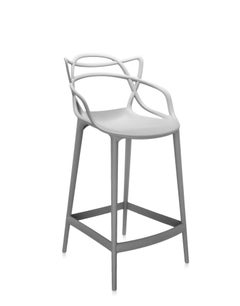 Kartell Masters Bar Stool in Grey by Philippe Starck & Eugeni Quitllet