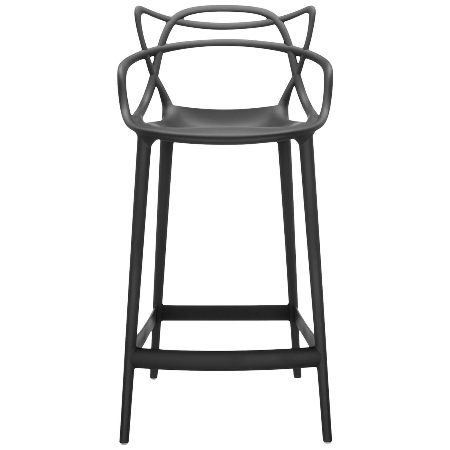 Kartell Masters Tischhocker in Schwarz von Philippe Starck & Eugeni Quitllet