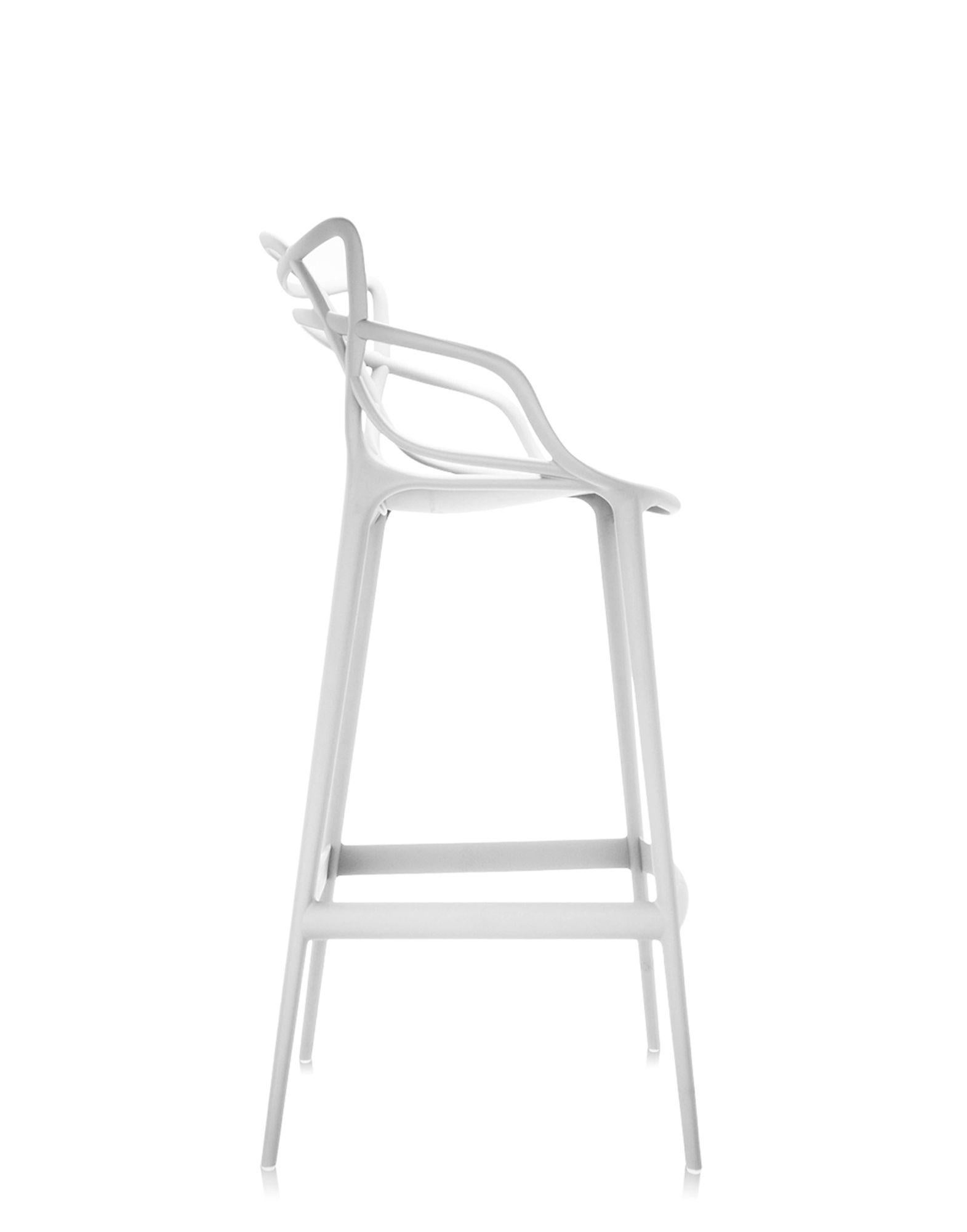 Kartell Masters Tischhocker in Weiß von Philippe Starck & Eugeni Quitllet (Moderne) im Angebot