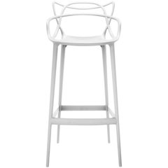 Kartell Masters Counter Stool in White by Philippe Starck & Eugeni Quitllet