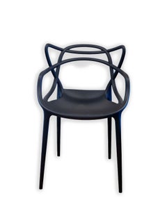Kartell "Masters" Pair Black Chair Contemporary Modern Philippe Starck & Eugeni