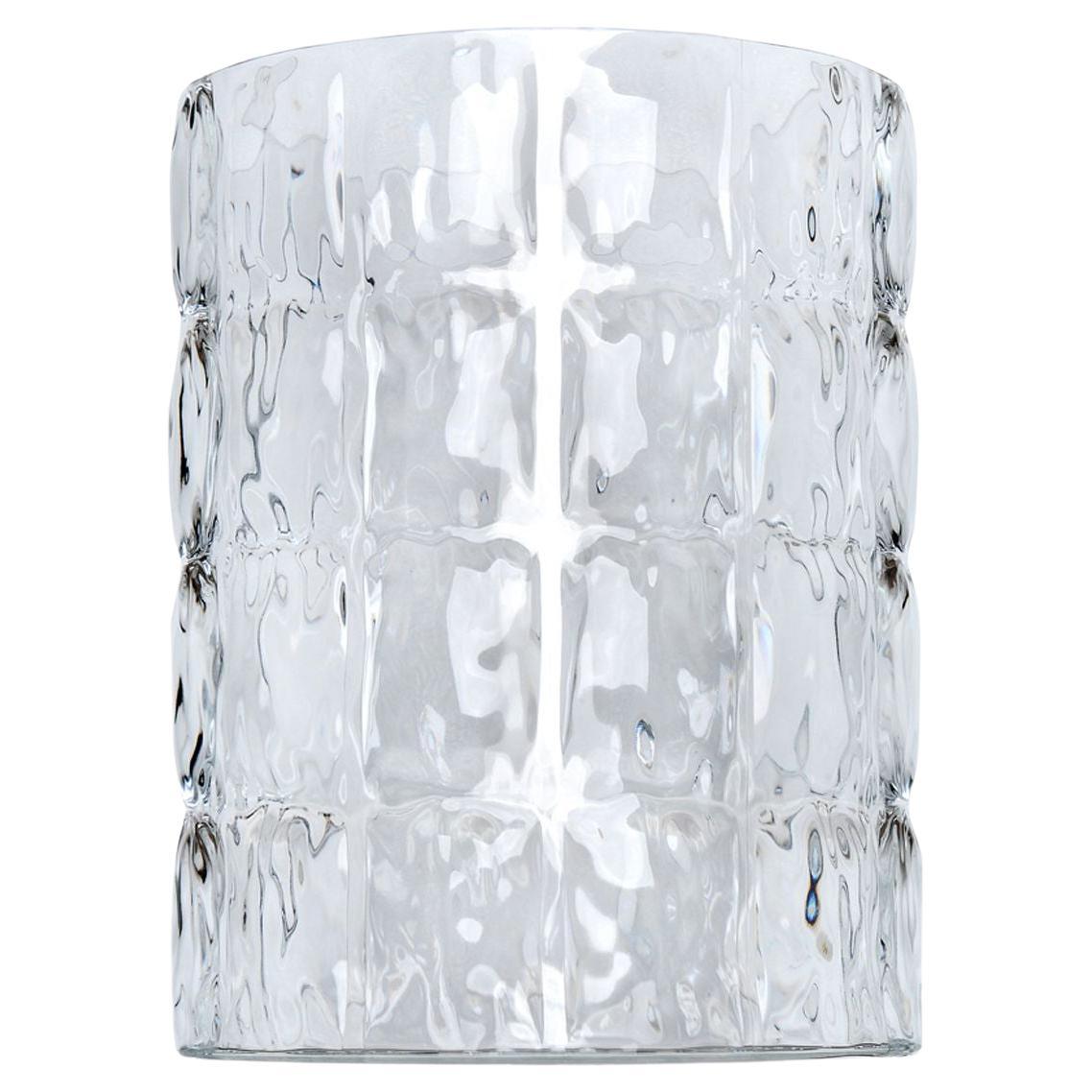 Kartell Matelasse' Vase aus Kristall von Patricia Urquiola im Angebot