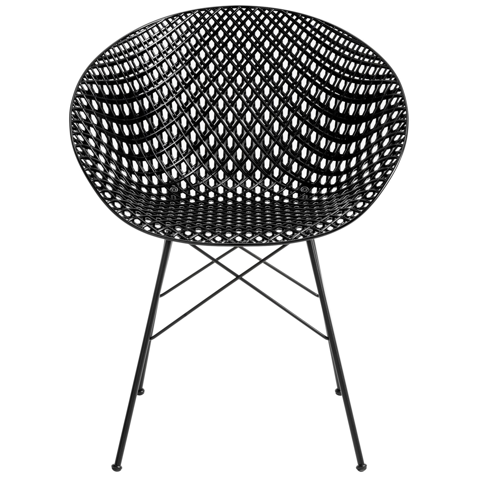 Kartell Smatrik Chair in Black by Tokujin Yoshioka