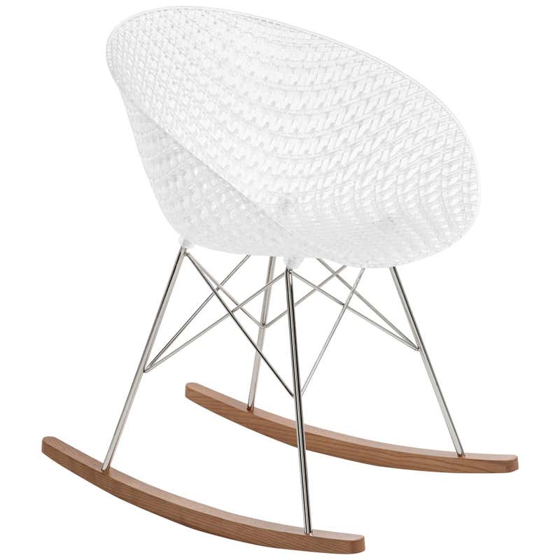 105 Rocking Chair in Molded Plywood with Natural Finish For Sale at ...