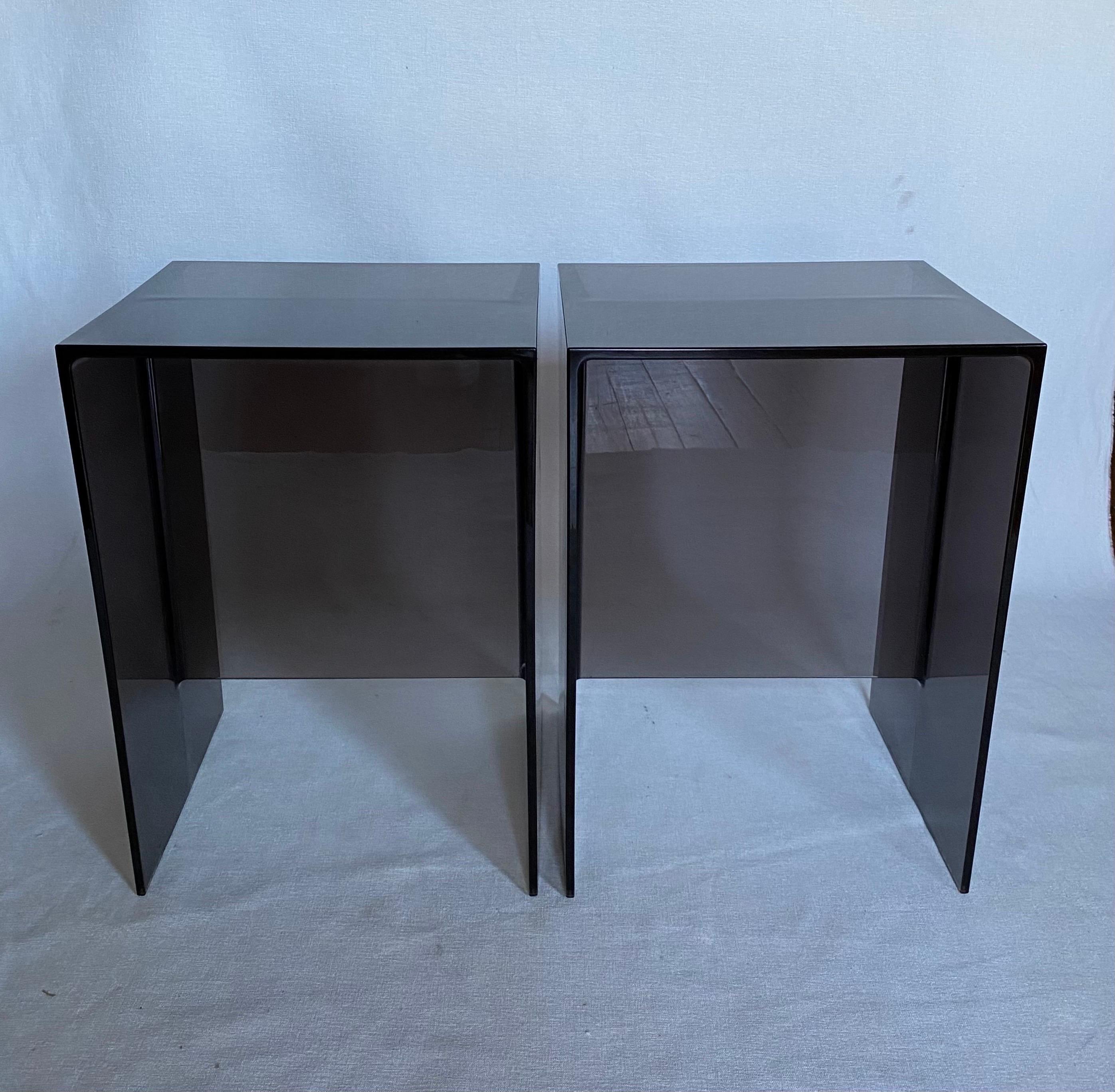 kartell acrylic side table