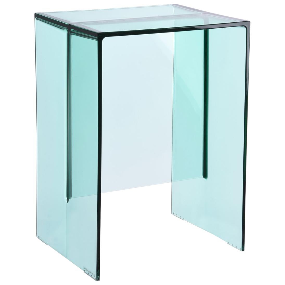 Kartell Max-Beam Side Table in Aquamarine by Ludovica and Roberto Palomba