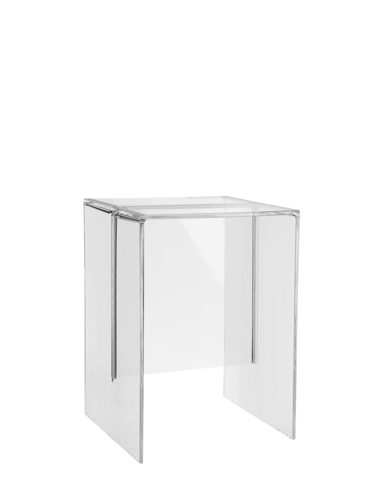 Kartell MaxBeam Side Table in Crystal by Ludovica and Roberto Palomba
