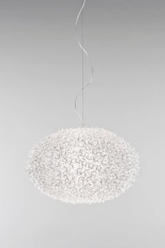 Kartell Medium Bloom Pendant Light in Crystal by Ferruccio Laviani