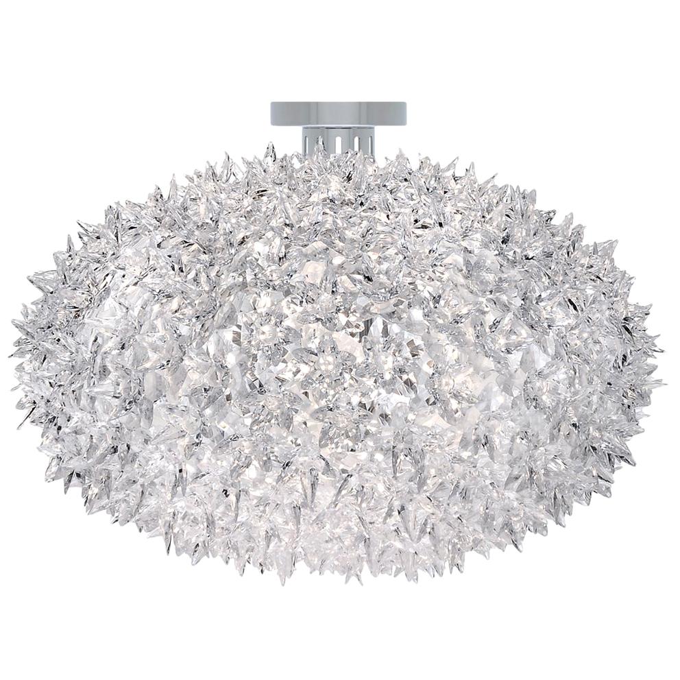 Kartell Medium Bloom Wall Sconce in Crystal by Ferruccio Laviani For Sale