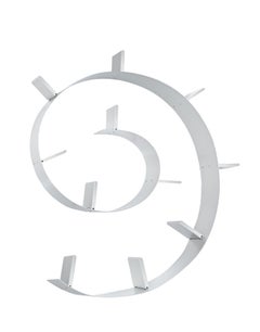 Kartell Medium Bookworm Bücherregal aus Aluminium von Ron Arad