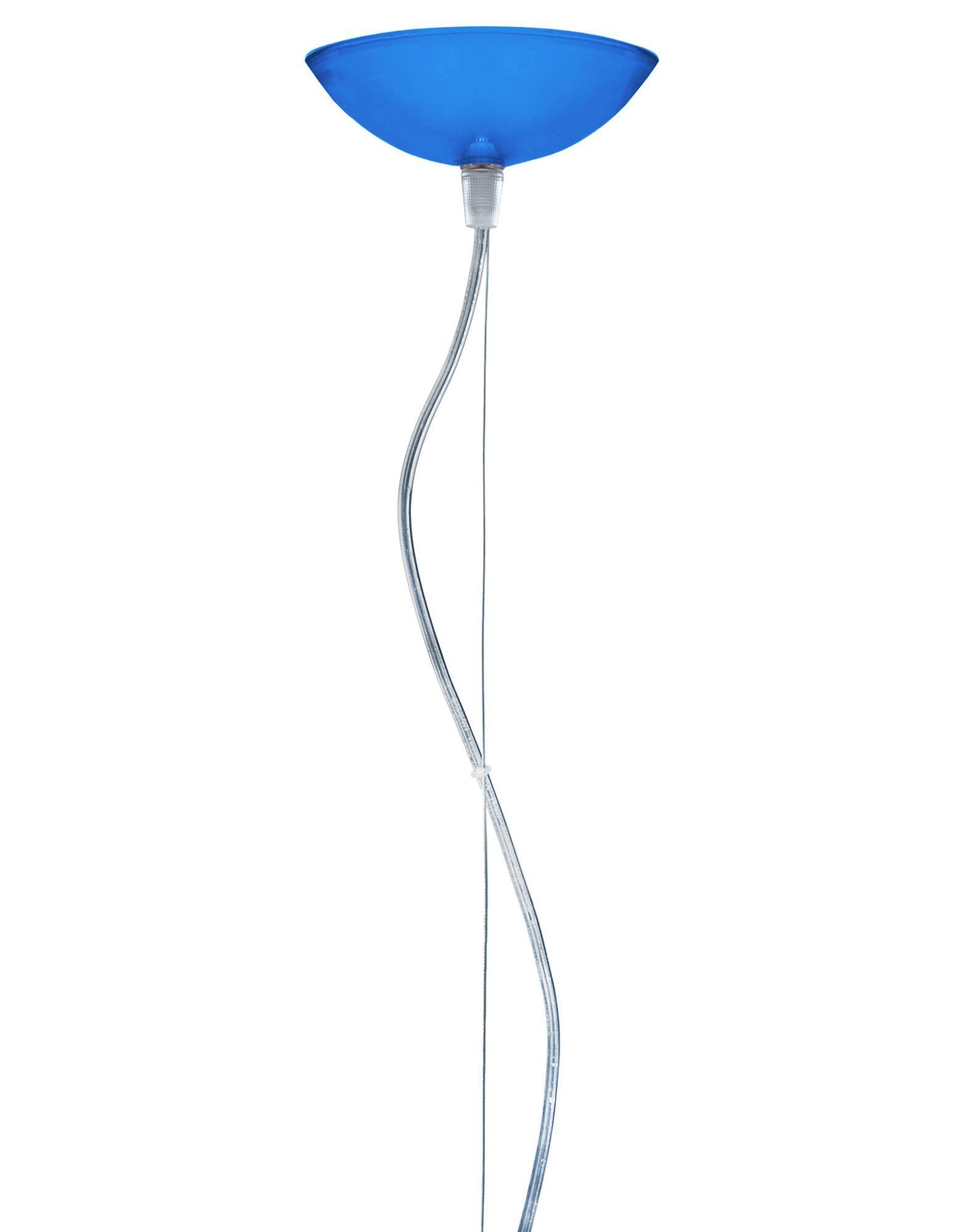 Moderne Lampe à suspension Kartell FL/Y de taille moyenne en bleu de Ferruccio Laviani en vente