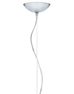 Kartell Medium FL/Y Pendant Light in Chrome by Ferruccio Laviani