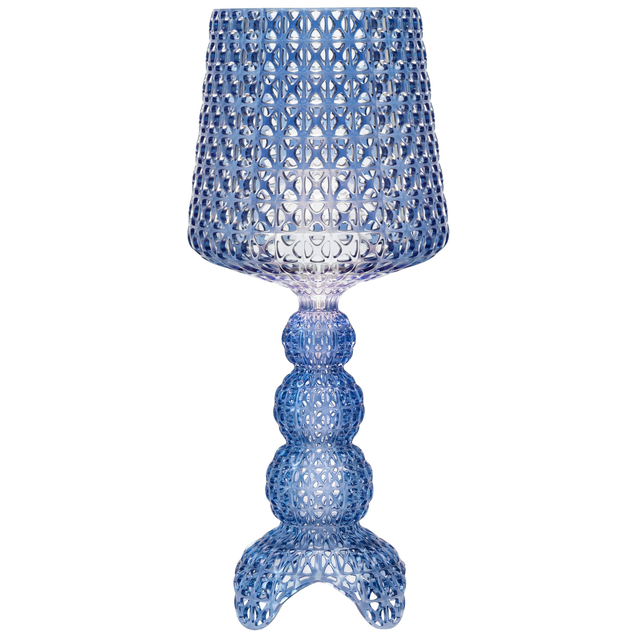 Kartell Mini Kabuki Desk Lamp in Blue by Ferruccio Laviani For Sale