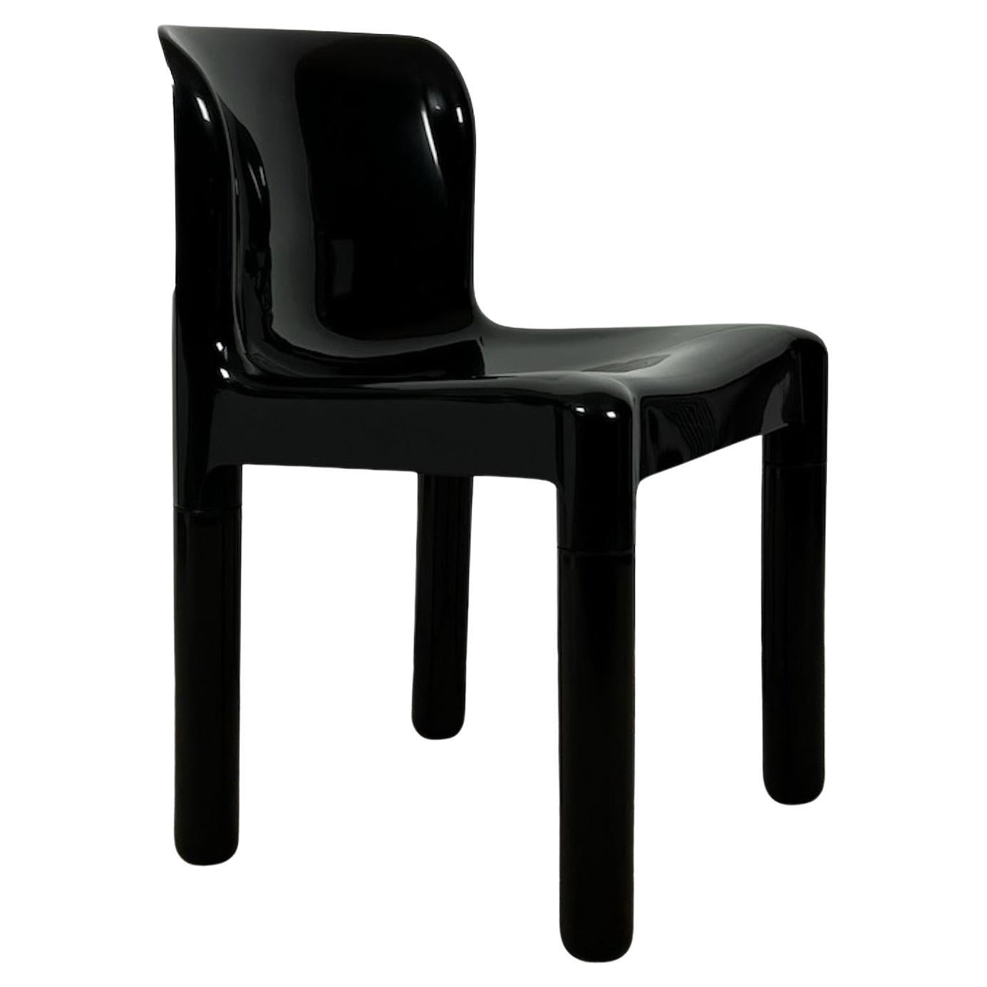 Kartell Model 4875 Chair by Carlo Bartoli - 1985 Edition New Old Stock in Black
