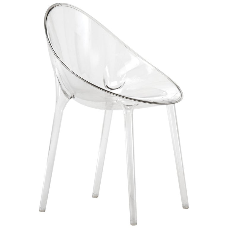 Kartell Mr. Impossible Chair in Crystal by Philippe Starck and Eugeni  Quitllet For Sale at 1stDibs