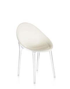 Kartell Mr. Impossible in Glossy White by Philippe Starck & Eugeni Quitllet