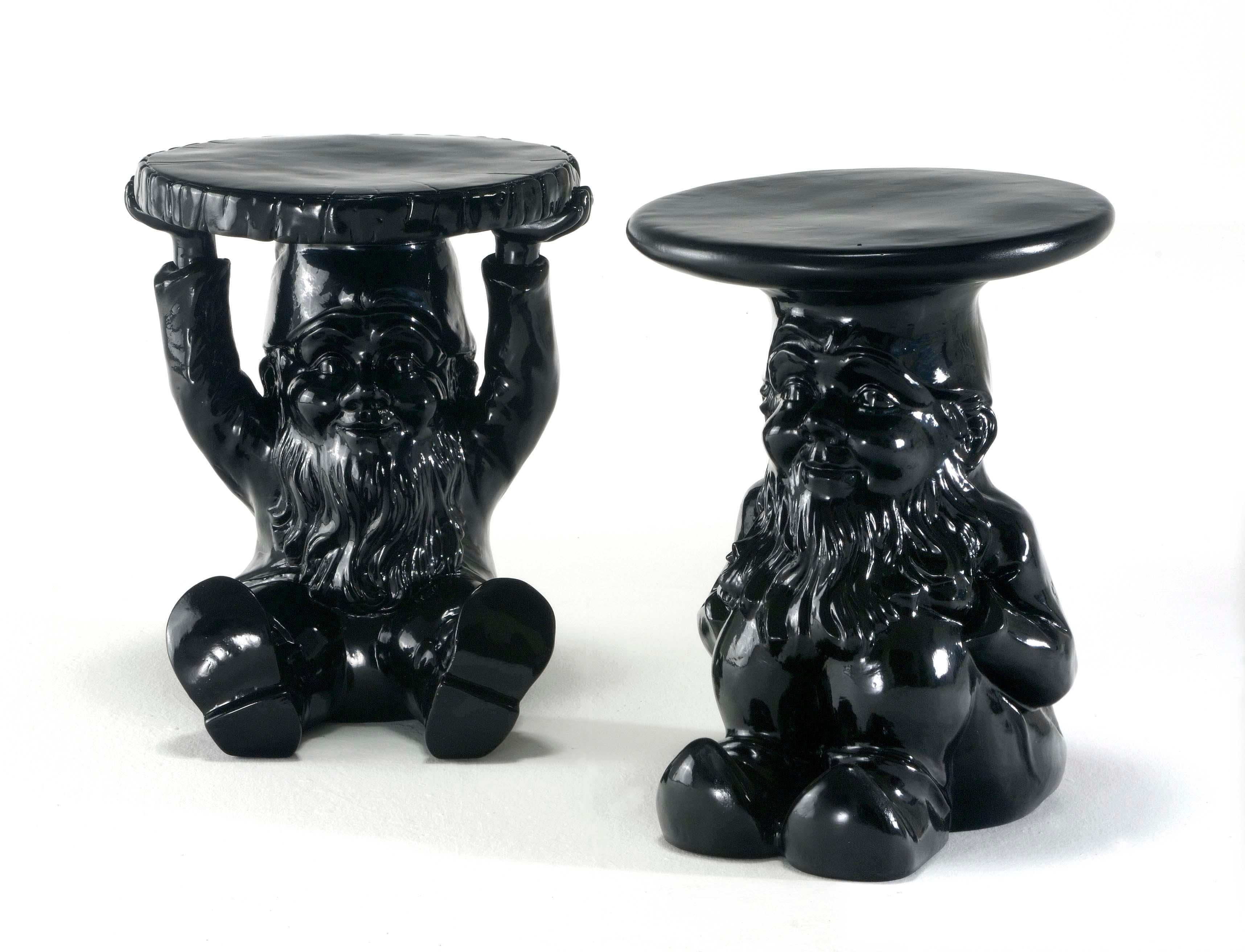 Italian Kartell Napoleon Table-Stool in Black by Philippe Starck For Sale