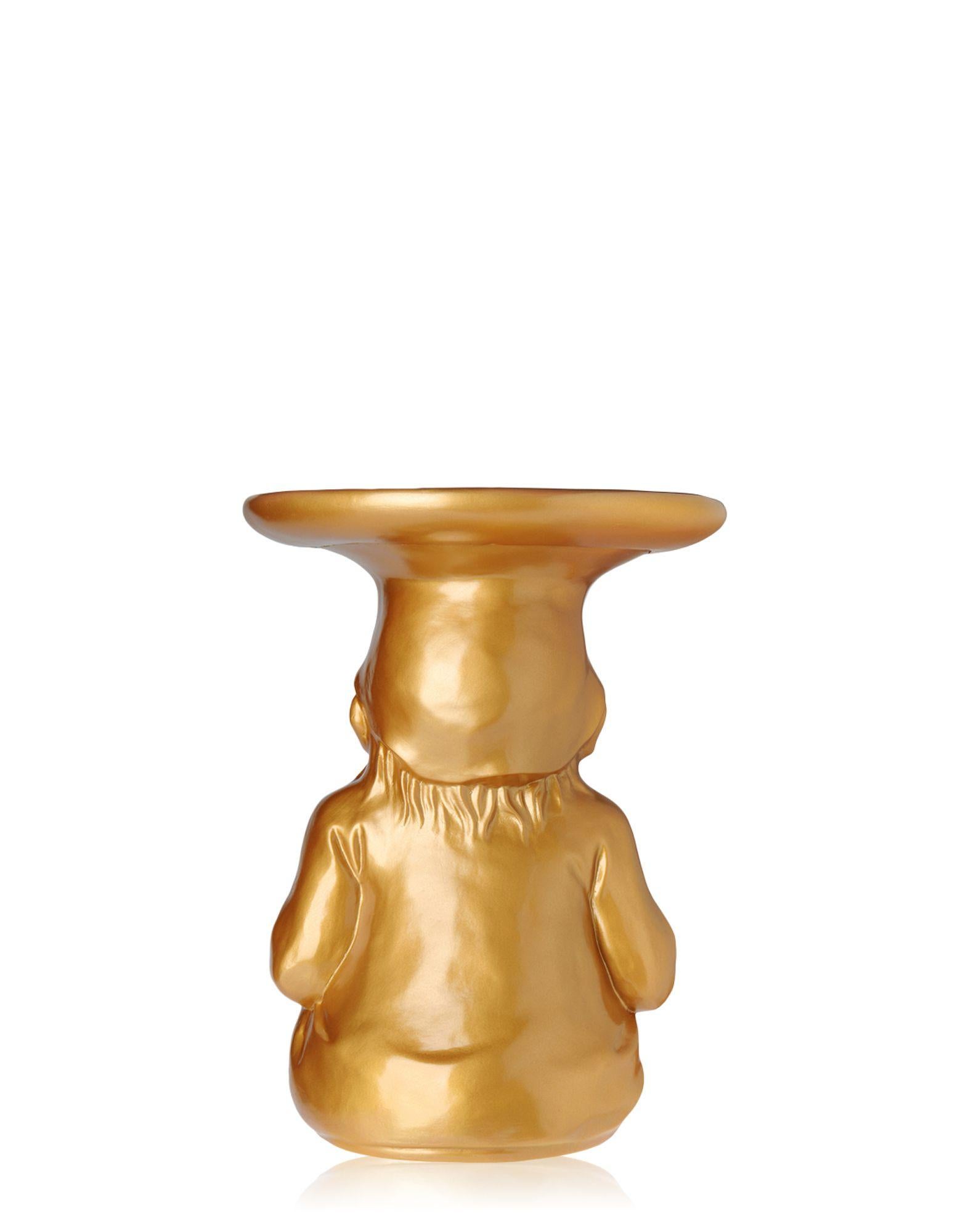 Kartell Napoleon-Tischhocker aus Gold von Philippe Starck (Italienisch) im Angebot