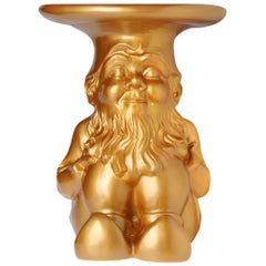 Sgabello da tavolo Kartell Napoleon in oro di Philippe Starck