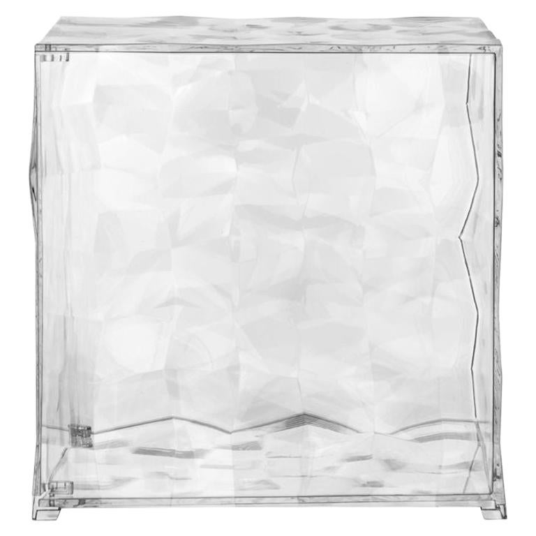 Cube optique Kartell en cristal de Patrick Jouin en vente
