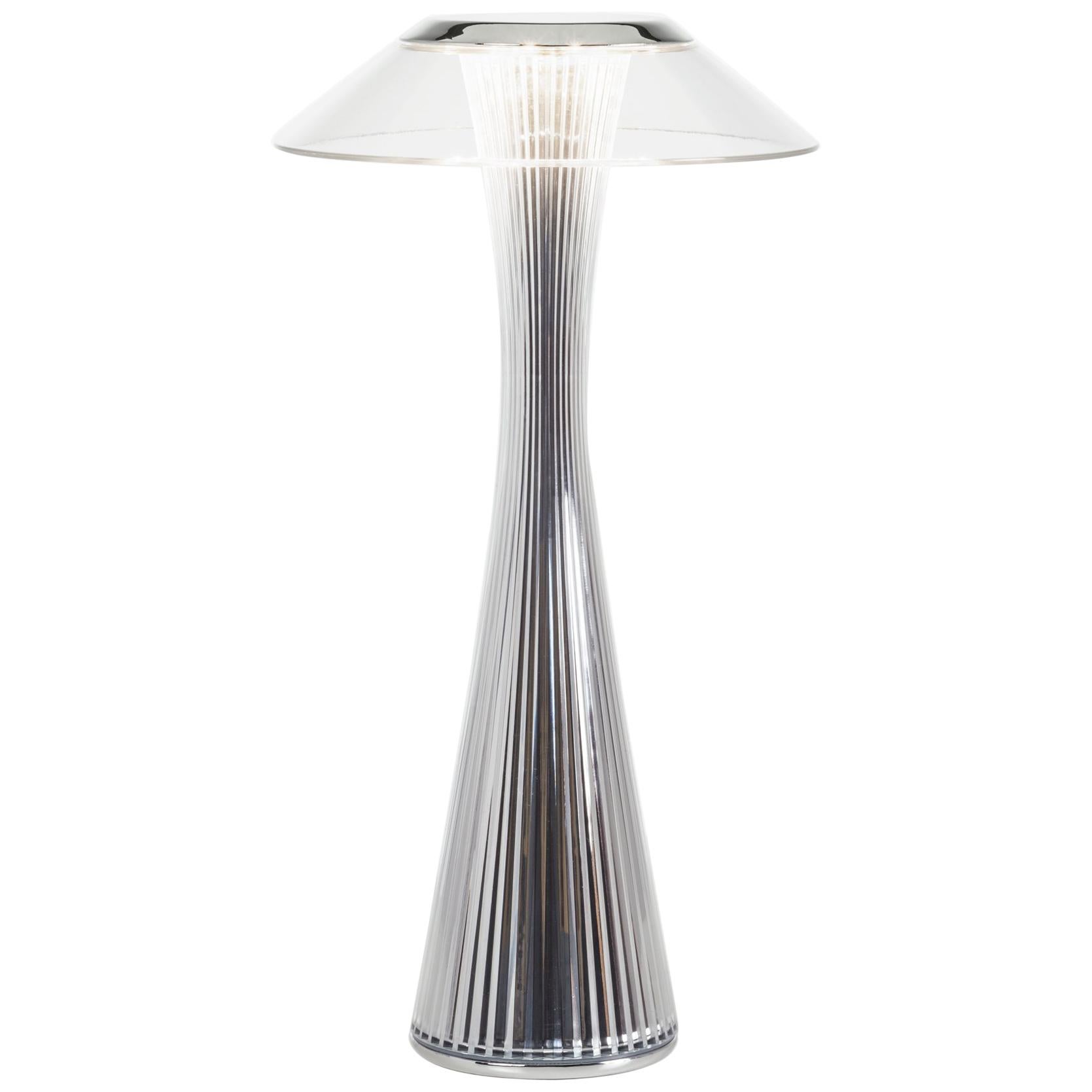 Kartell Outdoor Space Lamp in Chrome by Adam Tihany