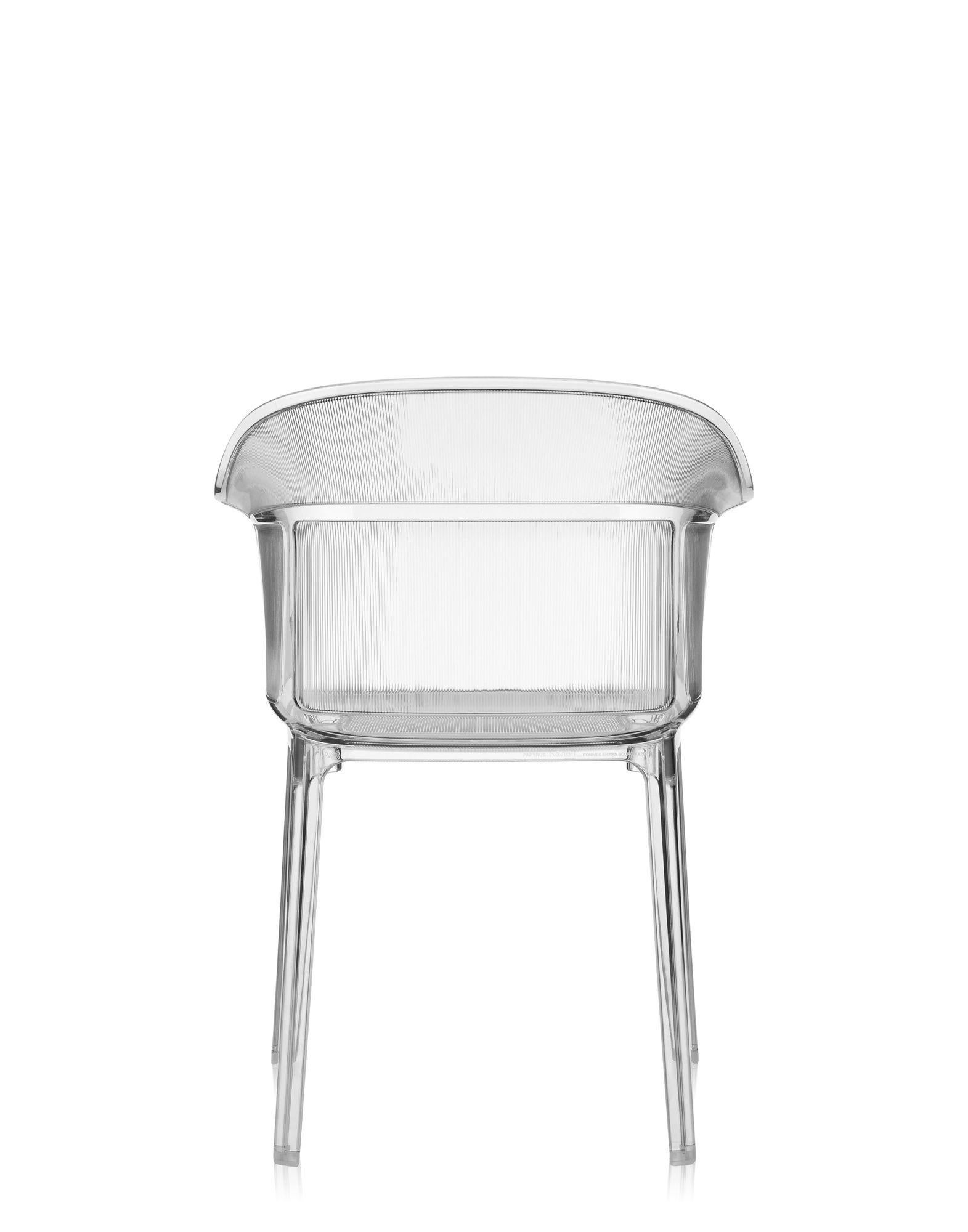 2er-Set Kartell Papyrus-Stuhl aus Kristall von Ronan & Erwan Bouroullec im Zustand „Neu“ im Angebot in Brooklyn, NY