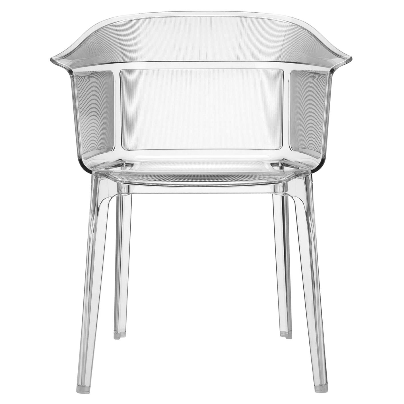 Set of 2 Kartell Papyrus Chair in Crystal by Ronan & Erwan Bouroullec For Sale