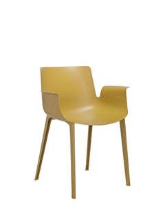 Kartell Piuma Chair in Mustard by Piero Lissoni