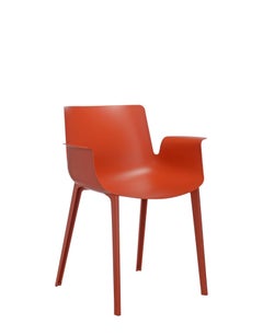 Sedia Kartell Piuma in arancione arrugginito di Piero Lissoni