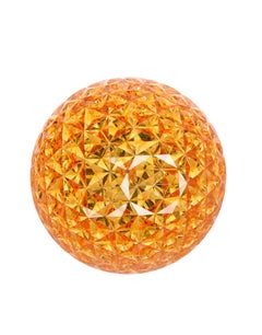 Kartell Planet Stand Lamp in Yellow by Tokujin Yoshioka