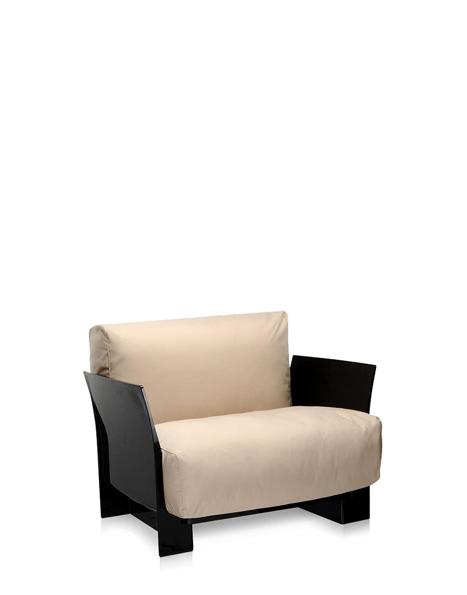 Modern Kartell Pop Outdoor Armchair in Dove by Piero Lissoni For Sale