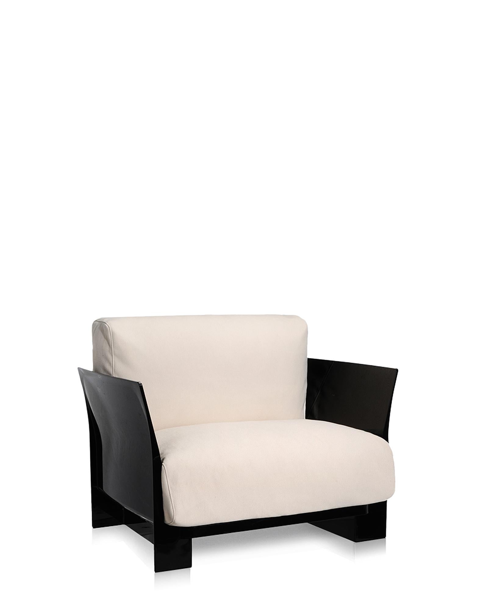 Kartell Pop, Sessel für den Außenbereich in Ecru von Piero Lissoni (21. Jahrhundert und zeitgenössisch) im Angebot
