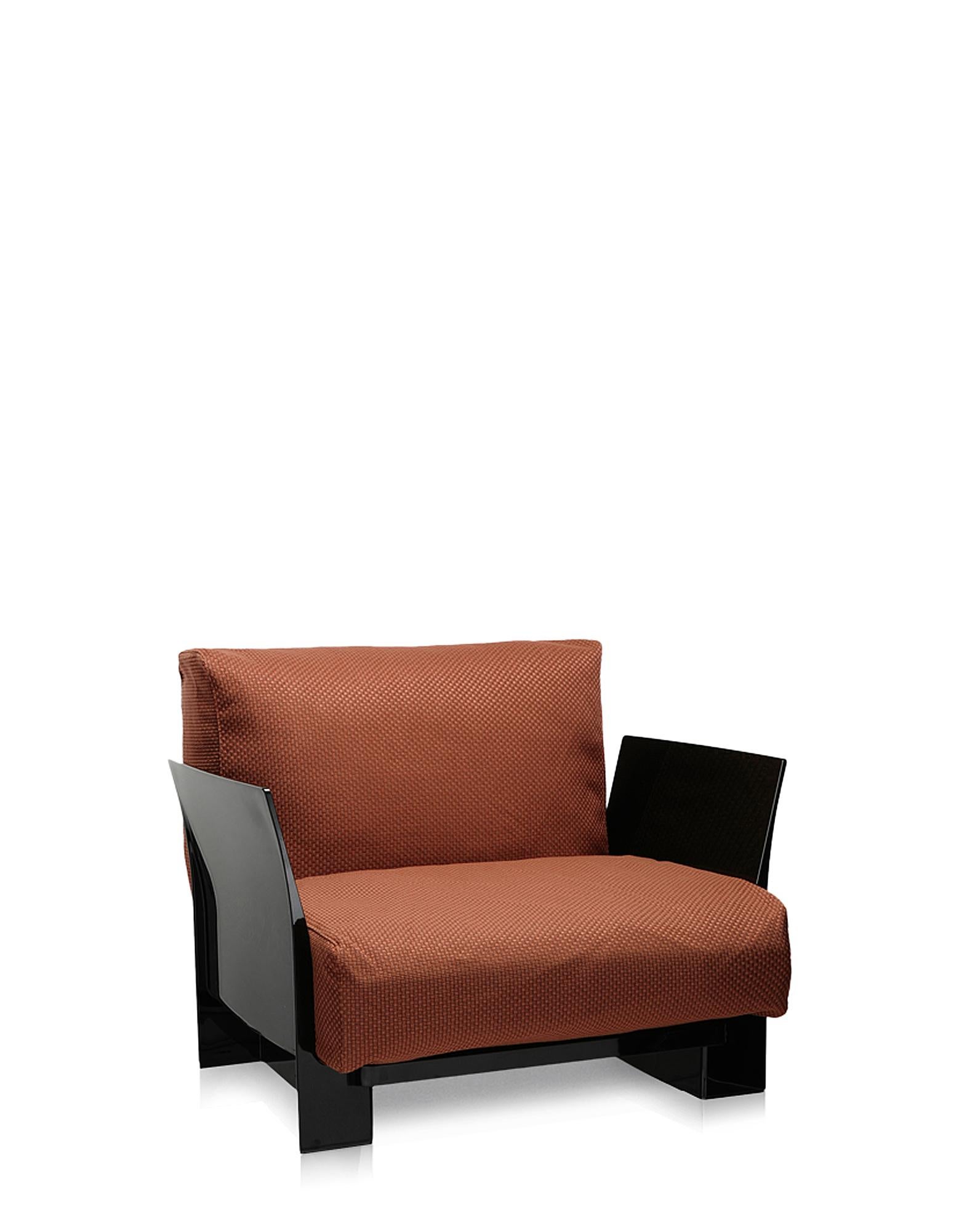 Modern Kartell Pop Outdoor Armchair in Ikon Orange by Piero Lissoni For Sale