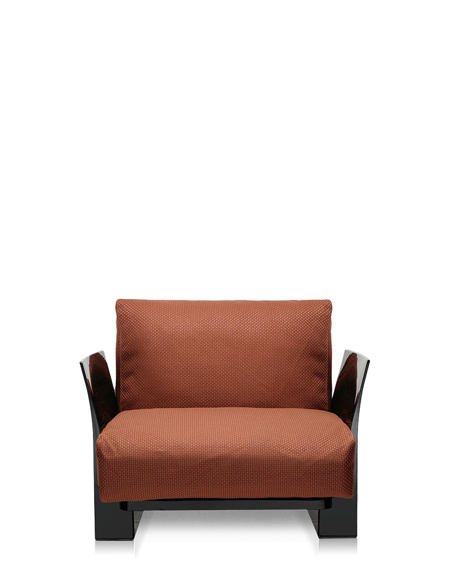 Kartell Pop Outdoor-Sessel in Ikon Orange von Piero Lissoni (Italienisch) im Angebot