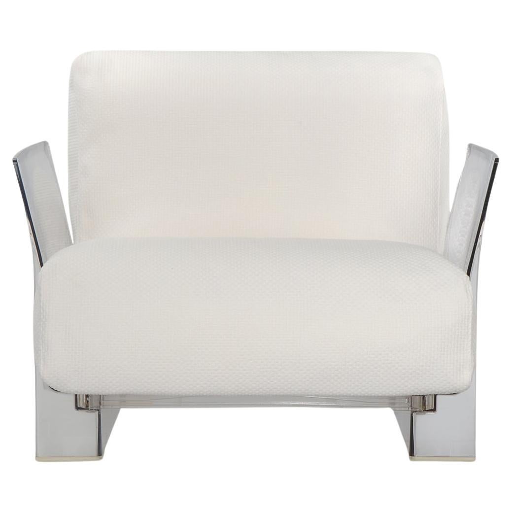 Kartell Pop Outdoor-Sessel in Ikon White von Piero Lissoni im Angebot