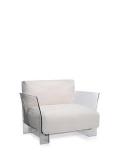 Kartell Pop Outdoor Armchair in White by Piero Lissoni