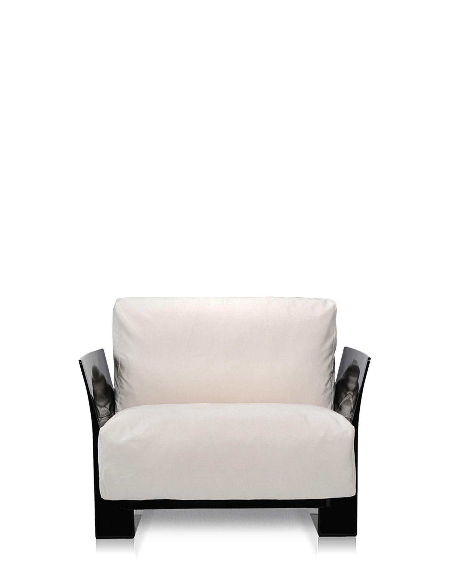 Kartell Pop Outdoor-Sessel in Weiß von Piero Lissoni (Italienisch) im Angebot