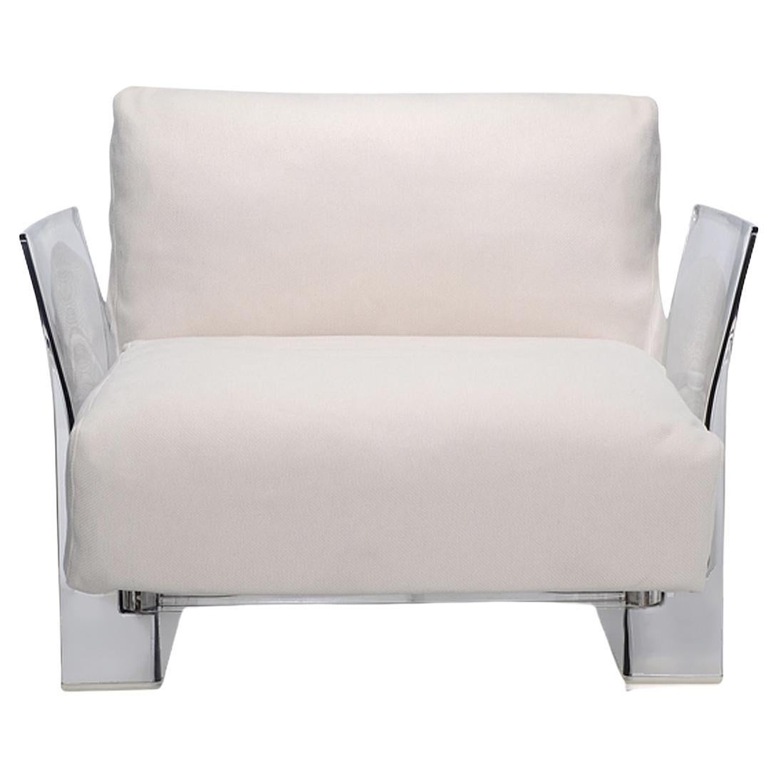 Kartell Pop Outdoor Armchair in White by Piero Lissoni