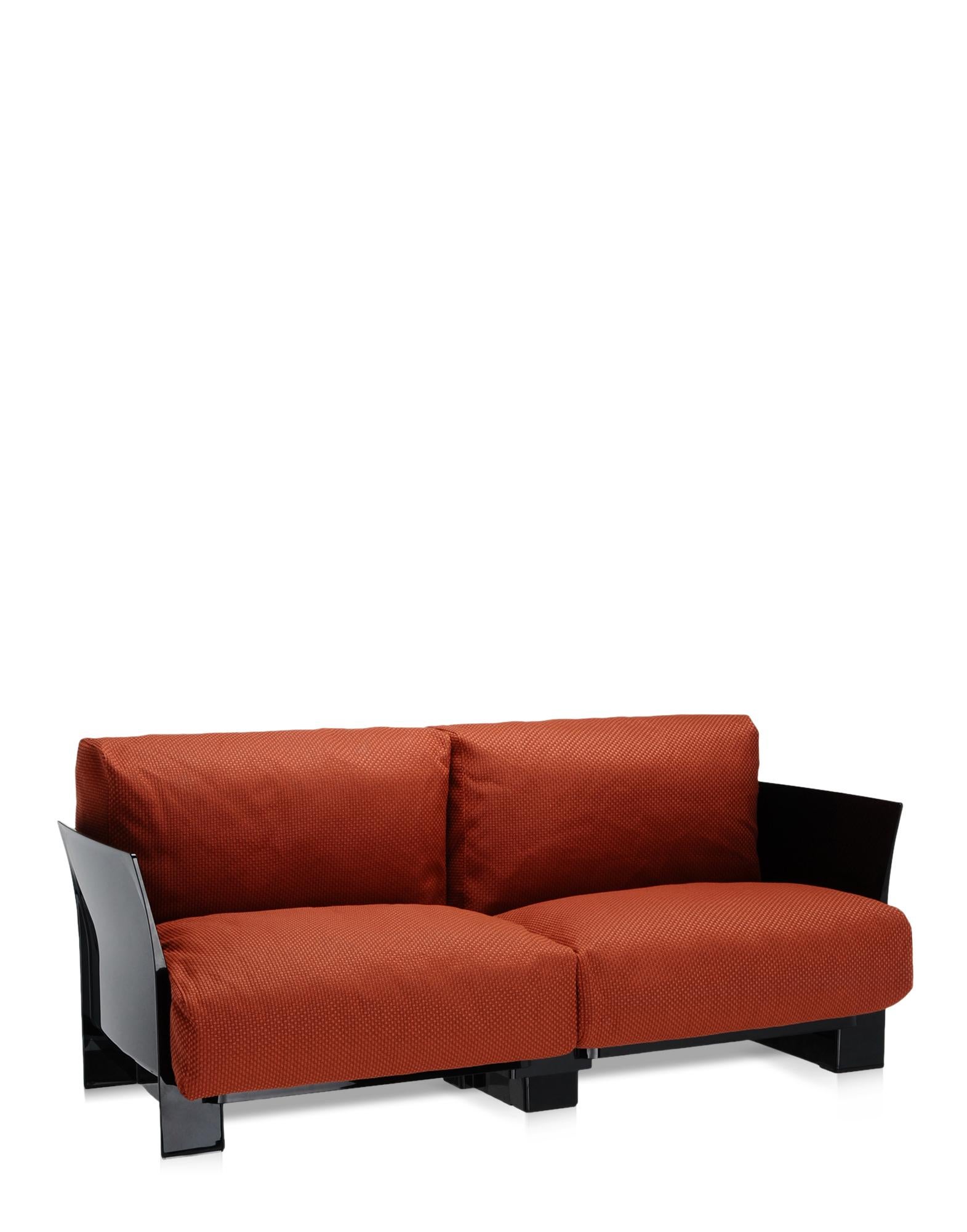 Kartell Pop Outdoor-Sofa in Ikon Orange von Piero Lissoni (21. Jahrhundert und zeitgenössisch) im Angebot