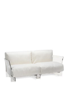 Kartell Pop Outdoor Sofa in Sunbrella White by Piero Lissoni