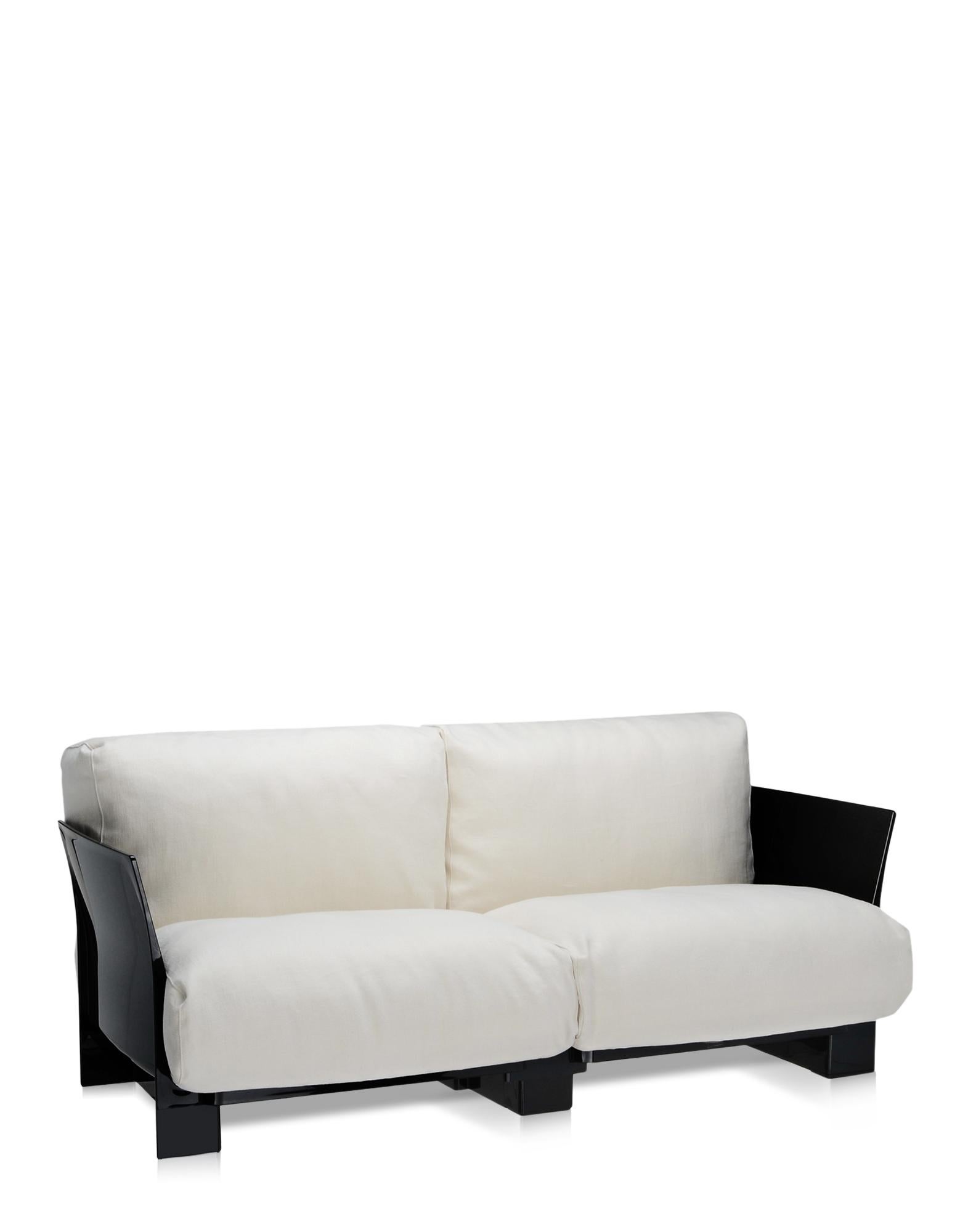 Kartell Pop Outdoor-Sofa in Sonnenschirmweiß von Piero Lissoni (21. Jahrhundert und zeitgenössisch) im Angebot